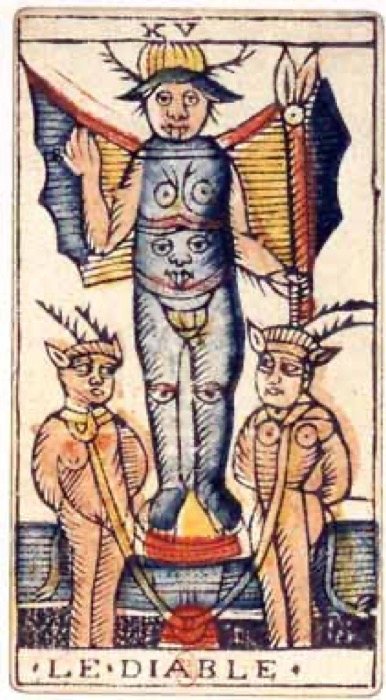Марсельское Таро Жана Додаля (Le Diable)