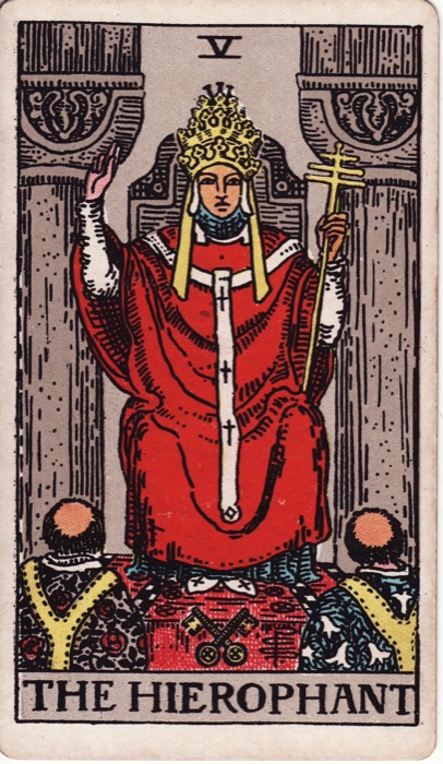 Колода Райдера-Уэйта-Смит (The Hierophant)